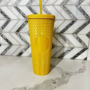 Starbucks Philippines 2023 Yellow Sunshine Bling Studded Tumbler